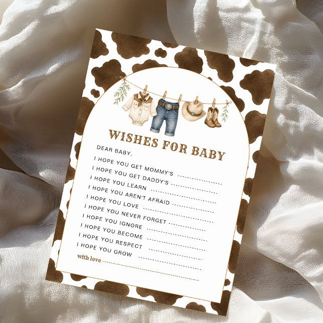 Ko Print önskningar för Baby Game Little Cowboy Ba (Skapare uppladdad)