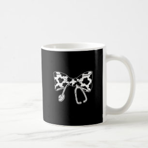 Ko-print sjuksköterska stetoskop Coquette-båg-mugg Kaffemugg