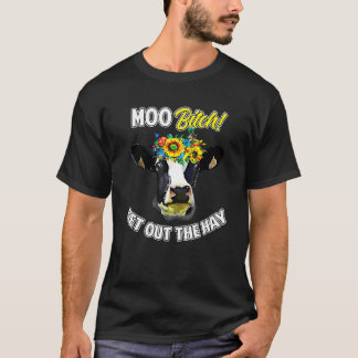 Ko Pun Moo Mejeriboskap Holstein Bonde Ranchägare T Shirt