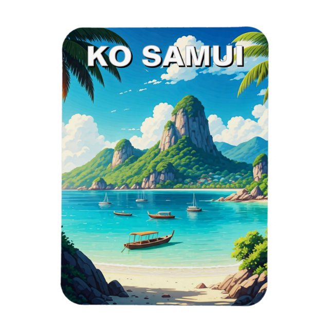 Ko Samui Thailand Magnet (Vertikal)