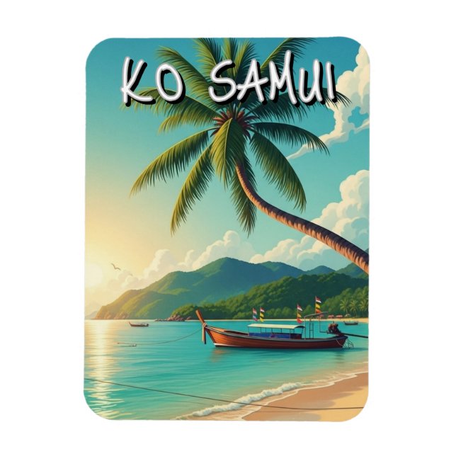 Ko Samui Thailand Magnet (Vertikal)