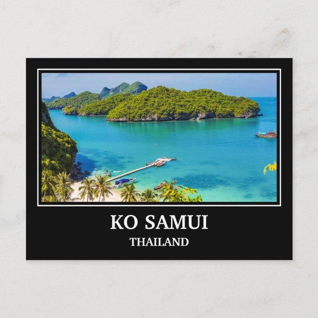Ko Samui Thailand vykort (Framsida)