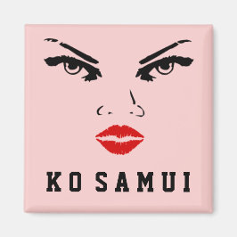Ko Samui, Thailand Woman Magnet