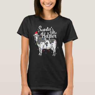 Ko Santa lilla hjälpreda ko gård mejerijordbruk Ju T Shirt