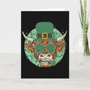 Ko Shamrock Coquette Bow St Patrick's Day Kort