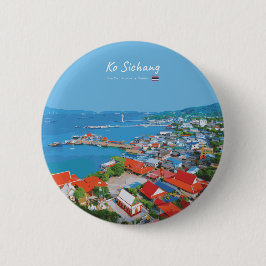 Ko Sichang, Thailand - Levande hamnvy Knapp