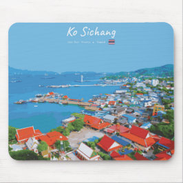 Ko Sichang, Thailand - Levande hamnvy Musmatta
