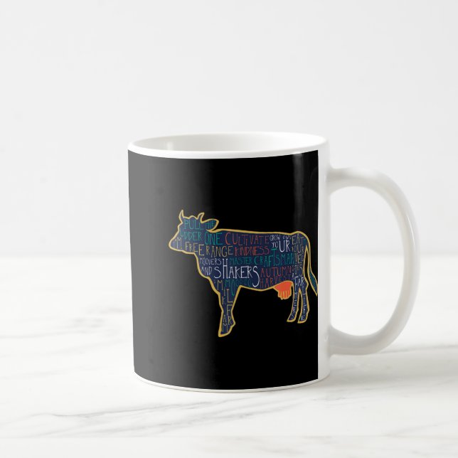 Ko Siluett Tygraphy Fraser Kviga Kul Chris T Kaffemugg (Höger)