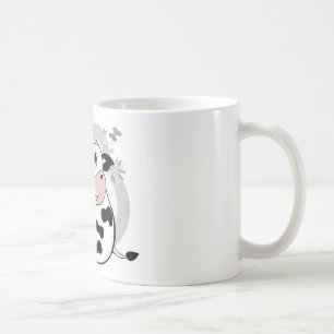 Ko som dricker mjölk kaffemugg