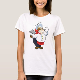 Ko som servitör med serveringsfat t shirt