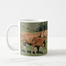 Ko som slickar henne kalv kaffemugg