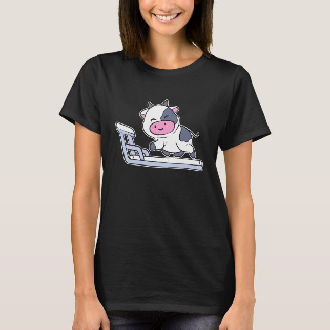 Ko som springer löpare eller idrottare t shirt (Framsida)