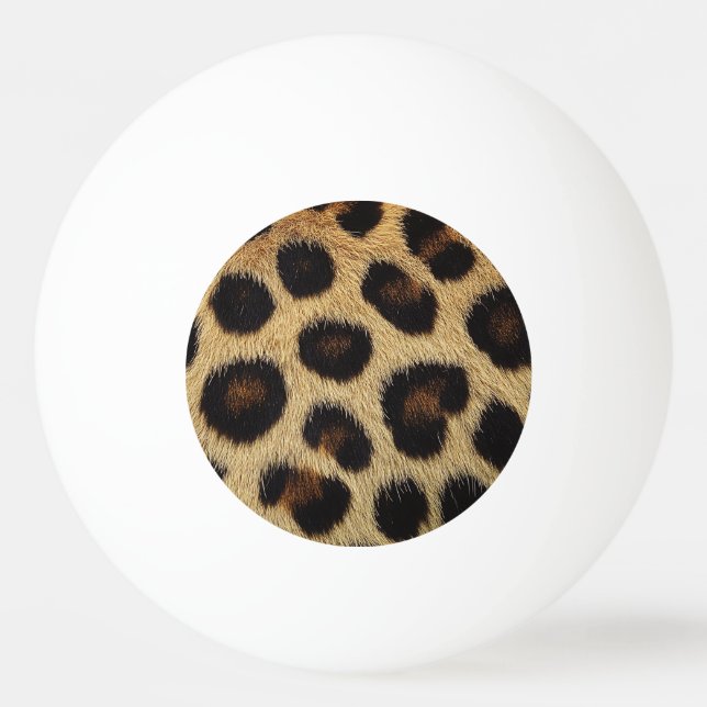 Ko Svart Vita Fläckar Päls Pingisboll (Framsidan)