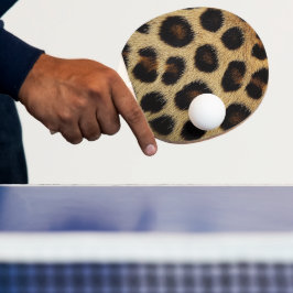 Ko Svart Vita Fläckar Päls Pingisracket