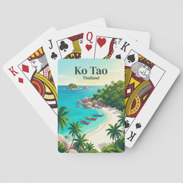 Ko Tao Thailand Casinokort (Baksidan)