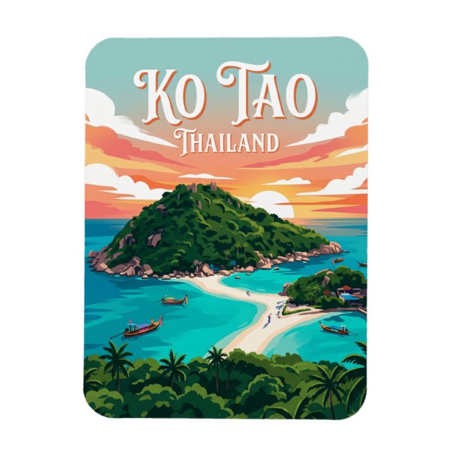 Ko Tao Thailand Magnet (Vertikal)