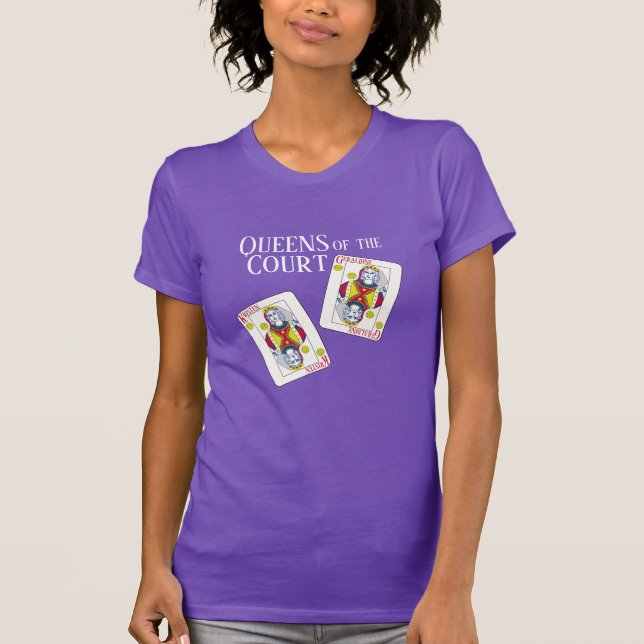 Kö till domstolen Pickleball T Shirt (Framsida)