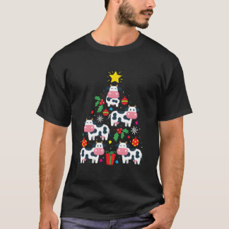 Ko Träd Ornat Dekor T Shirt
