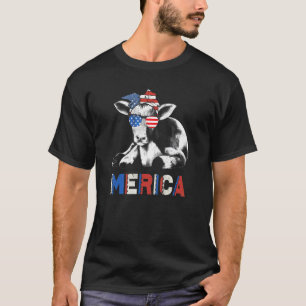 Ko Tunga Ut Amerika Självständighetsdag T Shirt