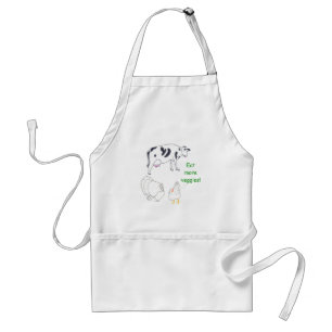 Ko Turkiet Chicken Eat more Veggies aprons Förkläde