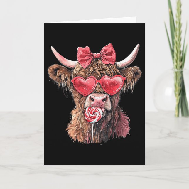 Ko Valentine Män Kvinnor Barn  Kort (Framsida)