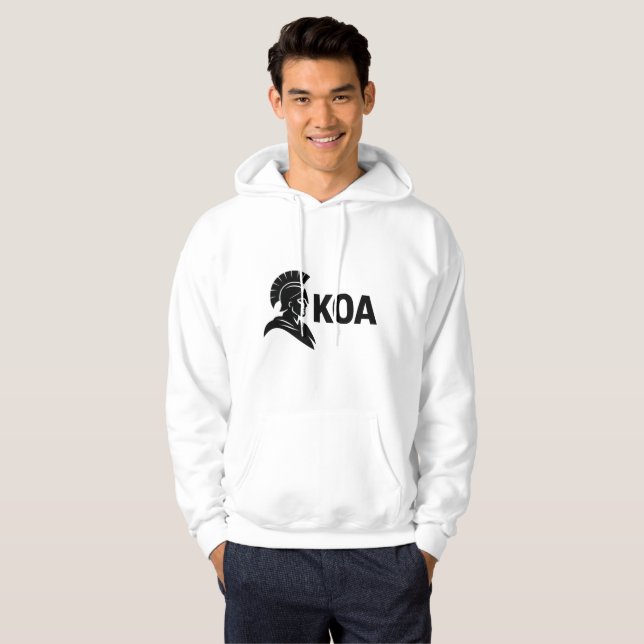 KOA Warrior-huvtröja Hoodie (Hel framsida)