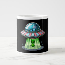 Koabducerande utomjording jumbo mugg