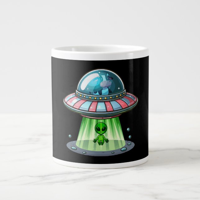 Koabducerande utomjording jumbo mugg (Framsidan)
