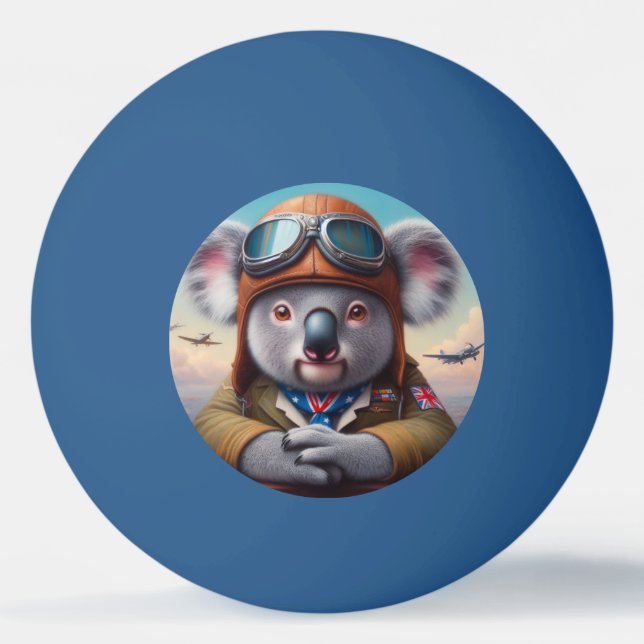 Koala Airplan Pilot Pingisboll (Framsidan)