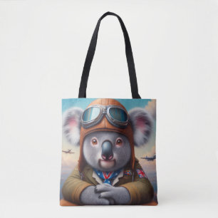 Koala Airplan Pilot Tygkasse