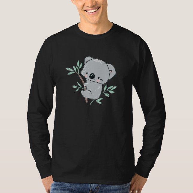 Koala älskar koala söta djur t shirt (Framsida)