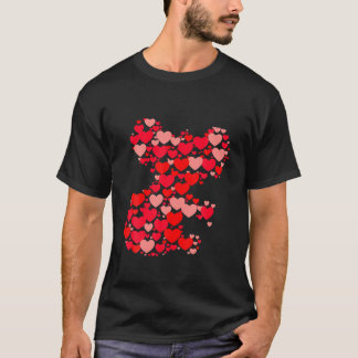 Koala Älskare Cute Kärlek Hearts Animals Par Valen T Shirt