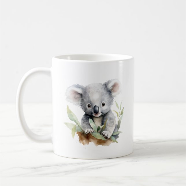 Koala Älskare Mugg - Cute Koala Mugg (Vänster)