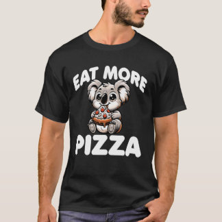 Koala Älskare Pizzafestpresenter - Ät Mer Pizza Ko T Shirt