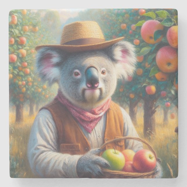 Koala Apple Orchard Stenunderlägg (Framsidan)