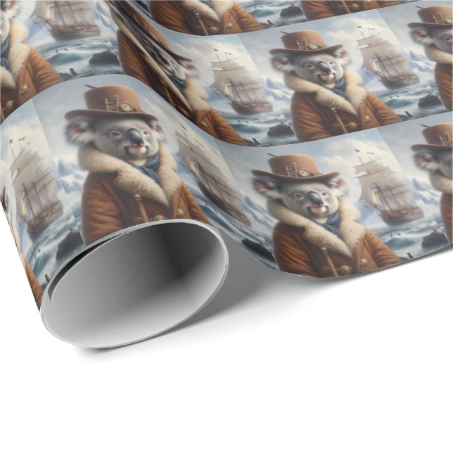 Koala Arctic Explorer Presentpapper (Rullad Hörn)