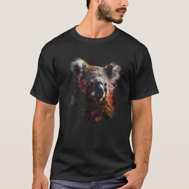 Koala Artwork  Animal Koala 12 T Shirt (Framsida)
