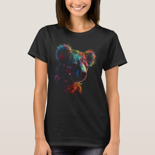 Koala Artwork  Animal Koala 5 T Shirt (Framsida)