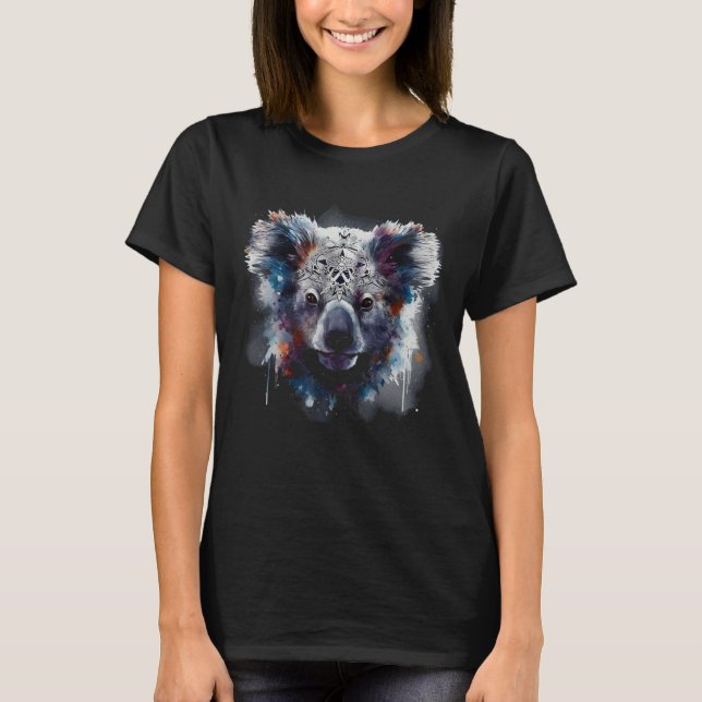 Koala Artwork  Animal Koala 7 T Shirt (Framsida)