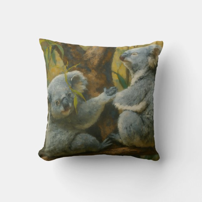 Koala Assions - Realistic Wildlife Pair Kudde (Framsida)