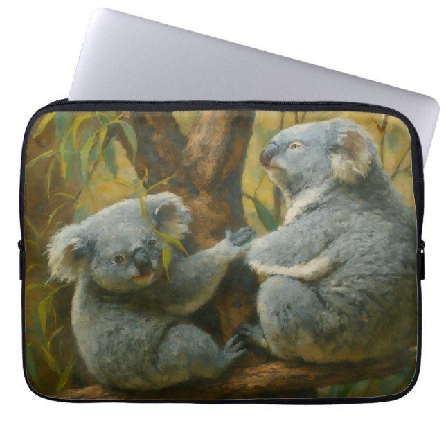 Koala Assions - Realistic Wildlife Pair Laptop Fodral (Framsidan)