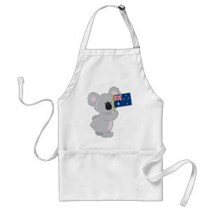 Koala Australian Flagga Förkläde