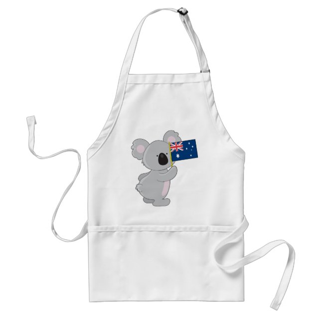 Koala Australian Flagga Förkläde (Framsidan)