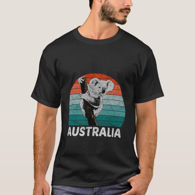 Koala Australien Koala Bear T Shirt (Framsida)