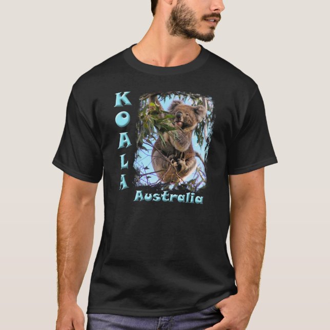 Koala Australien Tee Shirt (Framsida)