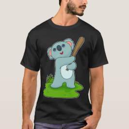 Koala Baseball Baseball fladdermus T Shirt
