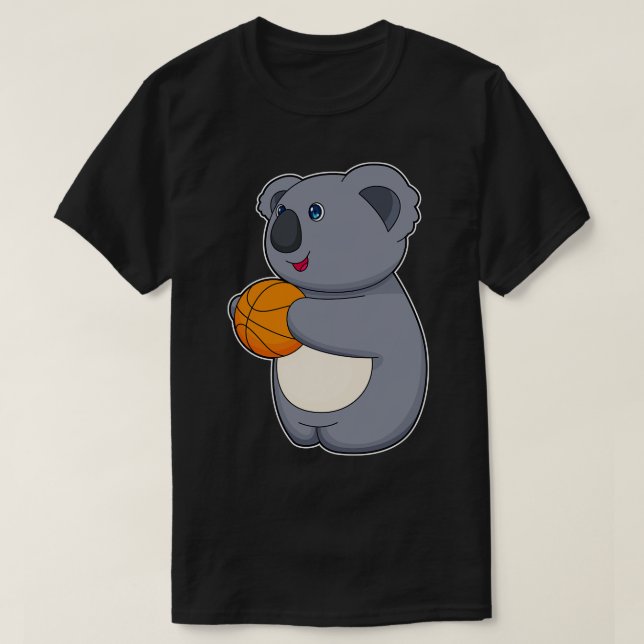 Koala Basketball-spelare Basketball 1 T Shirt (Design framsida)
