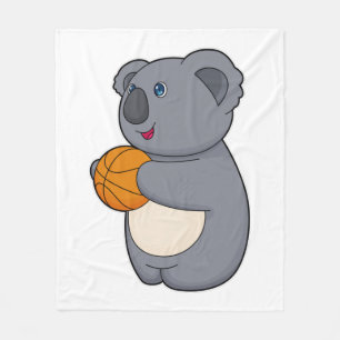 Koala Basketball-spelare Basketball Fleecefilt