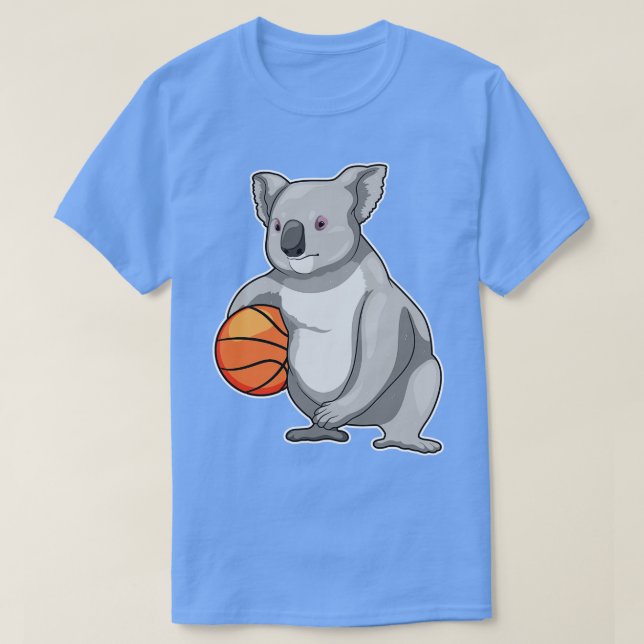 Koala Basketball-spelare Basketball T Shirt (Design framsida)