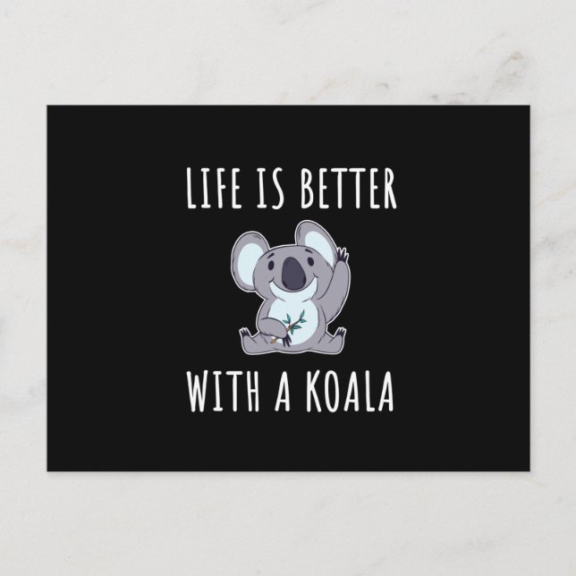 Koala - bättre liv med Koala Vykort (Framsida)